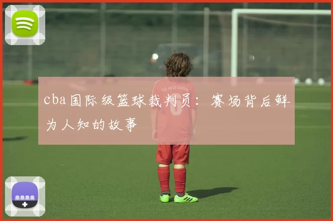 cba国际级篮球裁判员：赛场背后鲜为人知的故事